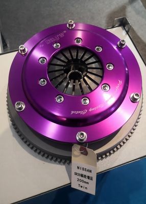 Twin Plate Racing Clutch Kits Fit 200mm NISSAN SR20 Turbocharging