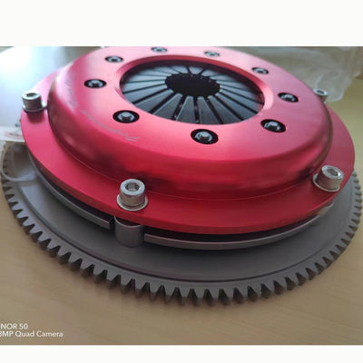 Single Disc 4140 Steel Racing Clutch Kits Honda R18 215mm Friction Plate Exedy Replacement Clutch Kit