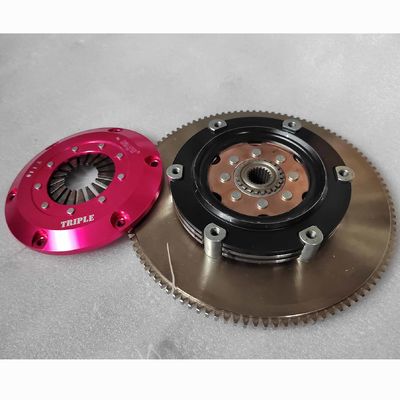 Triple Disc 4140 Steel Performance Clutch Kit For Mitsubishi Lancer Mitsubishi 4G93 140mm Friction Plate
