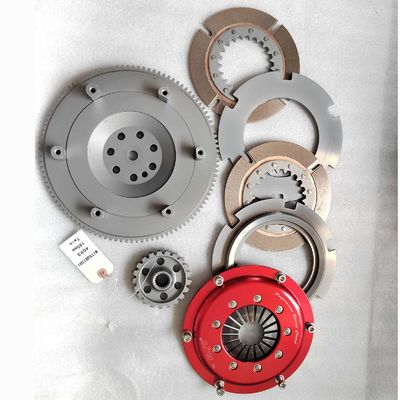 7.25'' 4140 Steel Twin Plate Racing Clutch Kits Fit Mitsubishi Lancer 1.8 CE 4G93 1996-03 Replacement