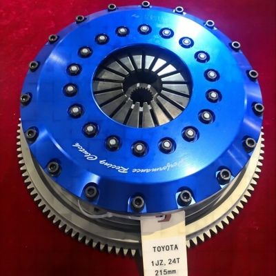 Triple Disc  Plate Racing Clutch kit Fit Toyota 1JZ 24T 215mm Friction Plate