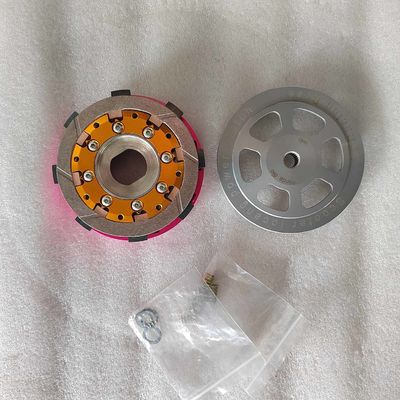 Highly Durable Honda Dio 2pcs Scooter Clutch Upgraded By Racing Boss Silver/Red/Customizable
