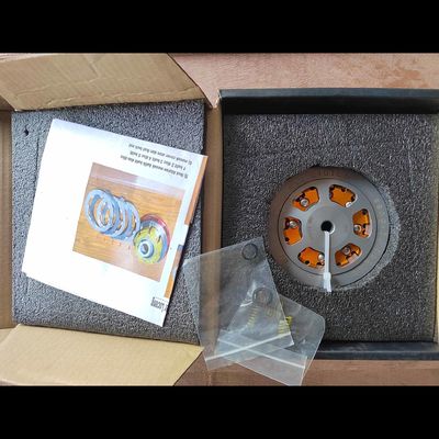 Highly Durable Honda Dio 2pcs Scooter Clutch Upgraded By Racing Boss Silver/Red/Customizable
