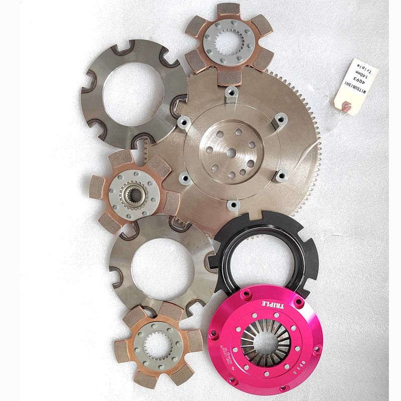 SWAG 5.5'' 4140 Steel Racing Clutch 3 Plated For Mitsubishi Lancer 4G93